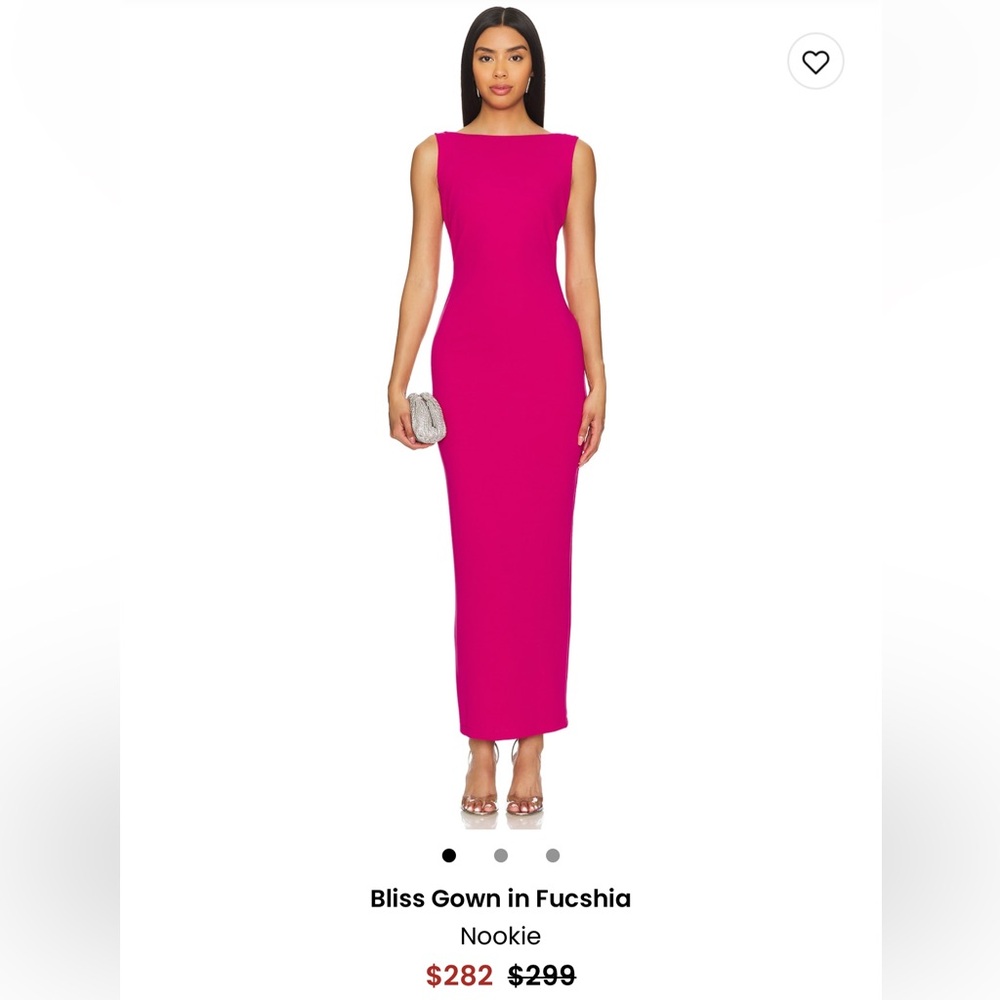 Nookie Vibrant Pink Evening Dress